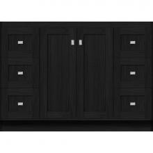 Strasser Woodenwork 29.310 - 48 X 21 X 34.5 Montlake View Vanity Shaker Midnight Oak Sb