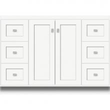 Strasser Woodenwork 29.403 - 48 X 18 X 34.5 Montlake View Vanity Shaker Sat White Sb