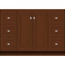 Strasser Woodenwork 29.437 - 48 X 18 X 34.5 Montlake View Vanity Deco Miter Pecan Cherry Sb