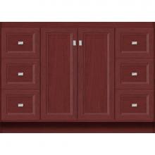 Strasser Woodenwork 29.326 - 48 X 21 X 34.5 Montlake View Vanity Ogee Miter Dk Cherry Sb