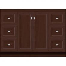 Strasser Woodenwork 29.329 - 48 X 21 X 34.5 Montlake View Vanity Ogee Miter Choc Cherry Sb