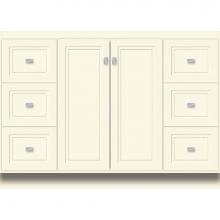 Strasser Woodenwork 29.319 - 48 X 21 X 34.5 Montlake View Vanity Ogee Miter Sat Biscuit Sb