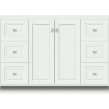 Strasser Woodenwork 29.421 - 48 X 18 X 34.5 Montlake View Vanity Ogee Miter Powder Grey Sb
