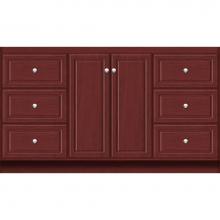 Strasser Woodenwork 28.888 - 60 X 21 X 34.5 Montlake View Vanity Ultra Dk Cherry Sb