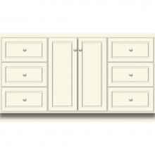 Strasser Woodenwork 29.076 - 60 X 18 X 34.5 Montlake View Vanity Ultra Sat Biscuit Sb