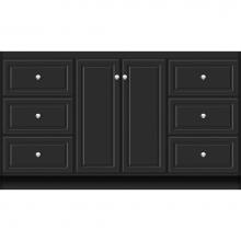 Strasser Woodenwork 28.872 - 60 X 21 X 34.5 Montlake View Vanity Ultra Sat Black Sb