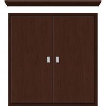 Strasser Woodenwork 53.076 - 24 X 6.25 X 25 Inset Cubby Slab Choc Cherry