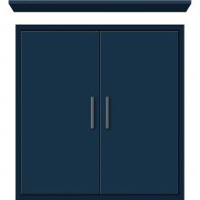 Strasser Woodenwork 58-318 - 24 X 6.25 X 25 Inset Cubby Slab Lapis Night