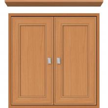 Strasser Woodenwork 56.503 - 24 X 6.25 X 25 Inset Cubby Deco Miter Nat Oak