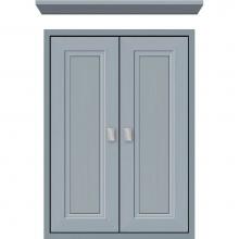 Strasser Woodenwork 56.524 - 18 X 6.25 X 25 Inset Cubby Ogee Miter Silver Oak