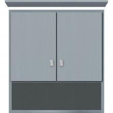 Strasser Woodenwork 75.109 - 24 X 8.5 X 26 Overjohn Slab Silver Oak