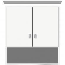 Strasser Woodenwork 75.041 - 24 X 8.5 X 26 Overjohn Slab Sat White
