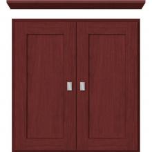 Strasser Woodenwork 73.087 - 24 X 5.5 X 25 Wall Cubby Shaker Dk Cherry