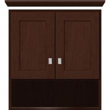 Strasser Woodenwork 73.101 - 24 X 8.5 X 26 Overjohn Shaker Choc Cherry