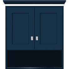 Strasser Woodenwork 58-908 - 24 X 8.5 X 26 Overjohn Shaker Lapis Night