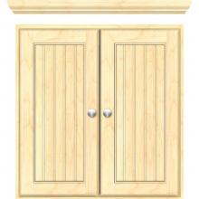 Strasser Woodenwork 72.078 - 24 X 5.5 X 25 Wall Cubby Beaded Nat Maple