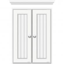 Strasser Woodenwork 72.066 - 18 X 5.5 X 25 Wall Cubby Beaded Sat White