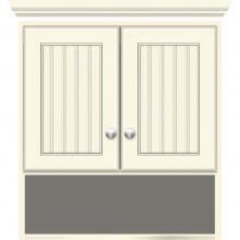 Strasser Woodenwork 72.805 - 24 X 8.5 X 26 Overjohn Beaded Sat Biscuit