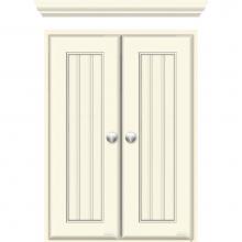 Strasser Woodenwork 72.065 - 18 X 5.5 X 25 Wall Cubby Beaded Sat Biscuit