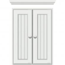 Strasser Woodenwork 72.115 - 18 X 5.5 X 25 Wall Cubby Beaded Powder Grey