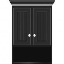 Strasser Woodenwork 72.828 - 18 X 8.5 X 26 Overjohn Beaded Sat Black