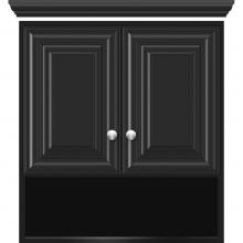 Strasser Woodenwork 74.808 - 24 X 8.5 X 26 Overjohn Classic Miter Sat Black