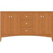 Strasser Woodenwork 32-161 - 60 X 21 X 34.5 Wallingford View Vanity Slab Nat Cherry Db