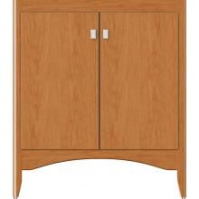 Strasser Woodenwork 32-724 - 30 X 18 X 34.5 Wallingford View Vanity Slab Nat Cherry Std