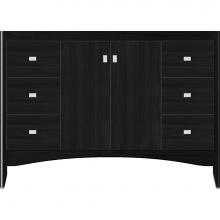 Strasser Woodenwork 33-634 - 48 X 21 X 34.5 Wallingford View Vanity Slab Midnight Oak Sb