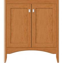 Strasser Woodenwork 30-903 - 30 X 18 X 34.5 Wallingford View Vanity Shaker Nat Cherry Std