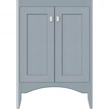 Strasser Woodenwork 30-851 - 24 X 18 X 34.5 Wallingford View Vanity Shaker Silver Oak Std