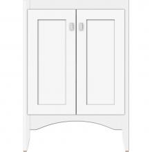 Strasser Woodenwork 30-775 - 24 X 18 X 34.5 Wallingford View Vanity Shaker Sat White Std