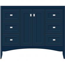 Strasser Woodenwork 34-374 - 42 X 18 X 34.5 Wallingford View Vanity Deco Miter Lapis Night Sb