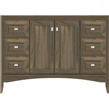 Strasser Woodenwork 30-477 - 48 X 21 X 34.5 Wallingford View Vanity Deco Miter Dusky Oak Sb