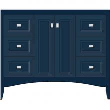 Strasser Woodenwork 34-344 - 42 X 18 X 34.5 Wallingford View Vanity Ogee Miter Lapis Night Sb
