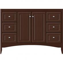 Strasser Woodenwork 33-405 - 48 X 18 X 34.5 Wallingford View Vanity Ultra Choc Oak Sb
