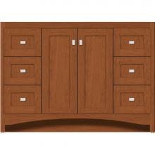 Strasser Woodenwork 42-637 - 48 X 18 X 34.5 Ravenna View Vanity Shaker Cinn Cherry Sb
