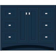Strasser Woodenwork 42-249 - 42 X 21 X 34.5 Ravenna View Vanity Deco Miter Lapis Night Sb