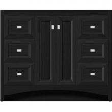 Strasser Woodenwork 42-286 - 42 X 21 X 34.5 Ravenna View Vanity Ogee Miter Midnight Oak Sb