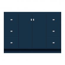 Strasser Woodenwork 12-010 - 48 X 21 X 34.5 Montlake View Vanity Tiered Miter Lapis Night Sb