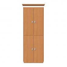 Strasser Woodenwork 12-561 - 18 X 21 X 48 Montlake Linen Upper Tiered Miter Nat Oak