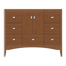 Strasser Woodenwork 37-356 - 42 X 18 X 34.5 Wallingford Vanity Tiered Miter Cinn Cherry Sb