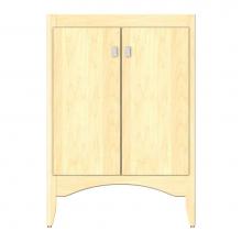 Strasser Woodenwork 37-689 - 24 X 18 X 34.5 Wallingford View Vanity Tiered Miter Nat Maple Std