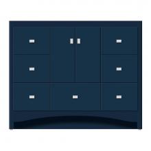 Strasser Woodenwork 46-597 - 42 X 18 X 34.5 Ravenna Vanity Tiered Miter Lapis Night Sb