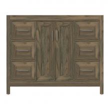 Strasser Woodenwork 53-305 - 42 X 21 X 34.5 Alki View Vanity Deco Miter Dusky Oak Sb
