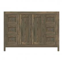 Strasser Woodenwork 53-465 - 48 X 18.5 X 34.5 Alki View Vanity Shaker Dusky Oak Sb
