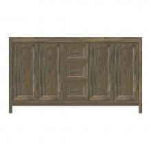 Strasser Woodenwork 53-745 - 60 X 18.5 X 34.5 Alki View Vanity Ogee Miter Dusky Oak Db