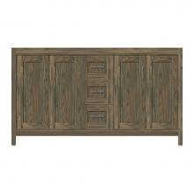 Strasser Woodenwork 53-747 - 60 X 18.5 X 34.5 Alki View Vanity Shaker Dusky Oak Db