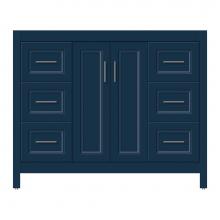 Strasser Woodenwork 58-790 - 42 X 21 X 34.5 Alki View Vanity Ogee Miter Lapis Night Sb