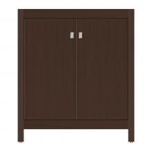 Strasser Woodenwork 59-274 - 30 X 18.5 X 34.5 Alki View Vanity Tiered Miter Choc Oak Std